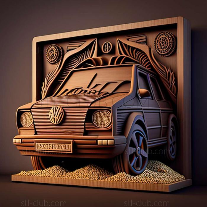 3D модель Volkswagen Santana (STL)